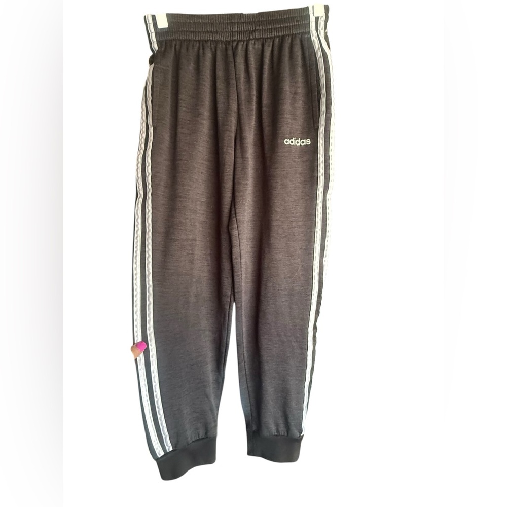 Adidas Kids charcoal Track Pants